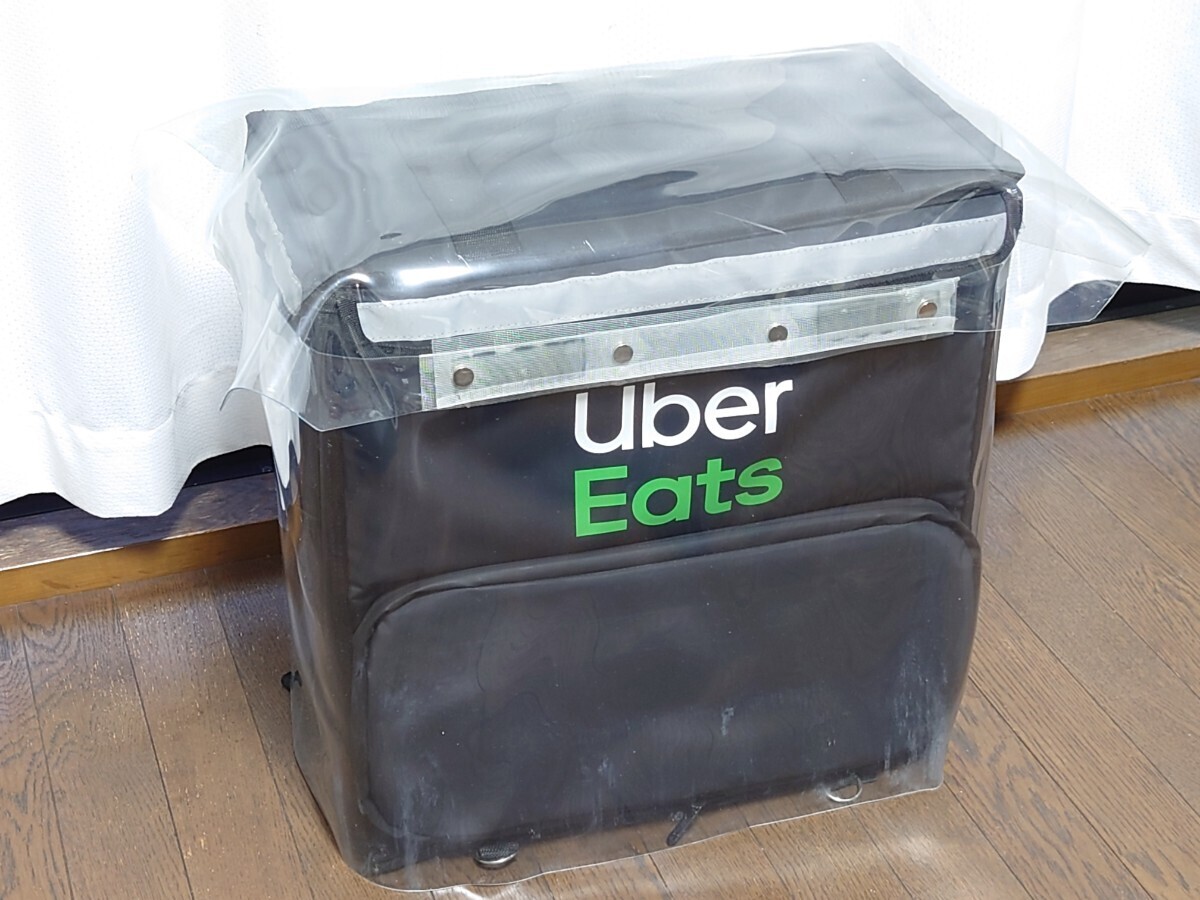 ウバック用 透明防水レインカバー ウバッグ ウーバーイーツ 配達 宅配 Uber Eats Delivery Bag デリバリーバッグ 80サイズ 引き取り可_画像3