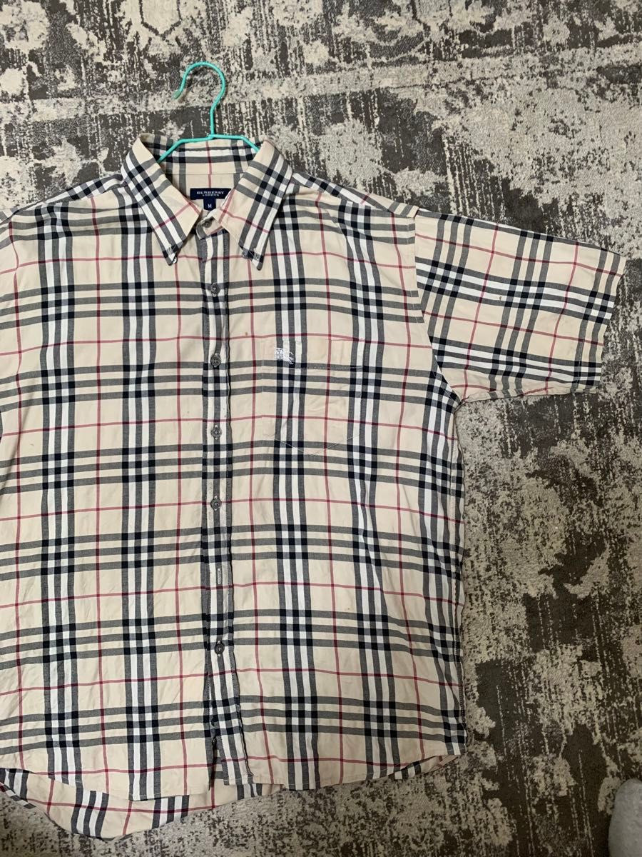 チェック シャツ　バーバリー　Burberry Burberry London 半袖　古着