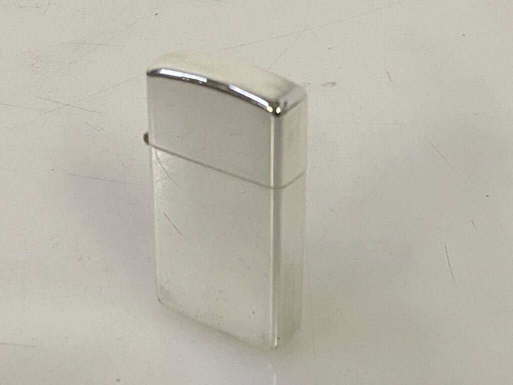 サ6594M★ZIPPO　ジッポーライター　スリム　STERLING　スターリングシルバー　1989年製★_画像4