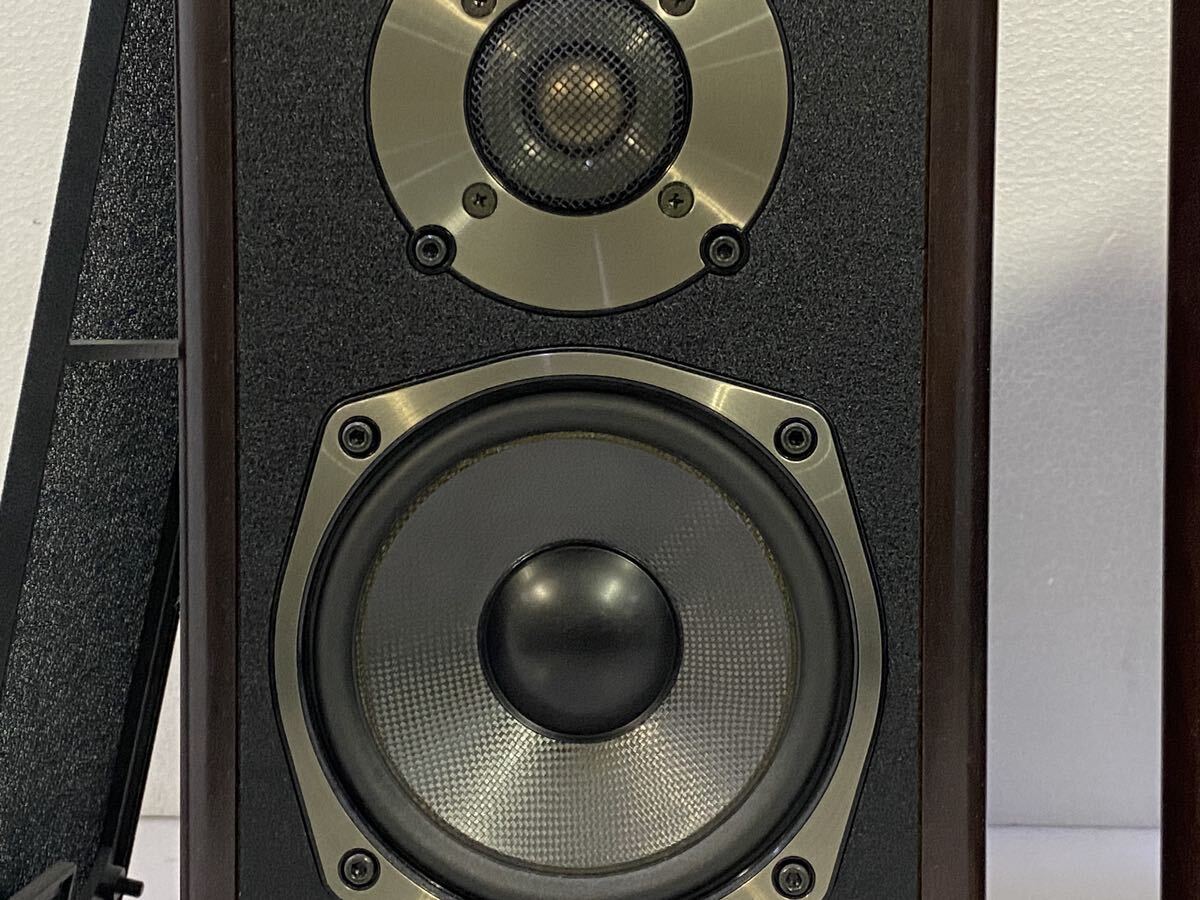 サ6419M★オンキョー ONKYO D-200 ll Liverpool 2ウェイ・2スピーカー 防磁設計 同番シリアル ペア★の画像2