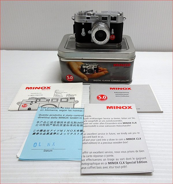 Bana8◆ジャンク◆MINOX Leica DBP ライカ ミノックス コンパクトデジタルカメラの画像1