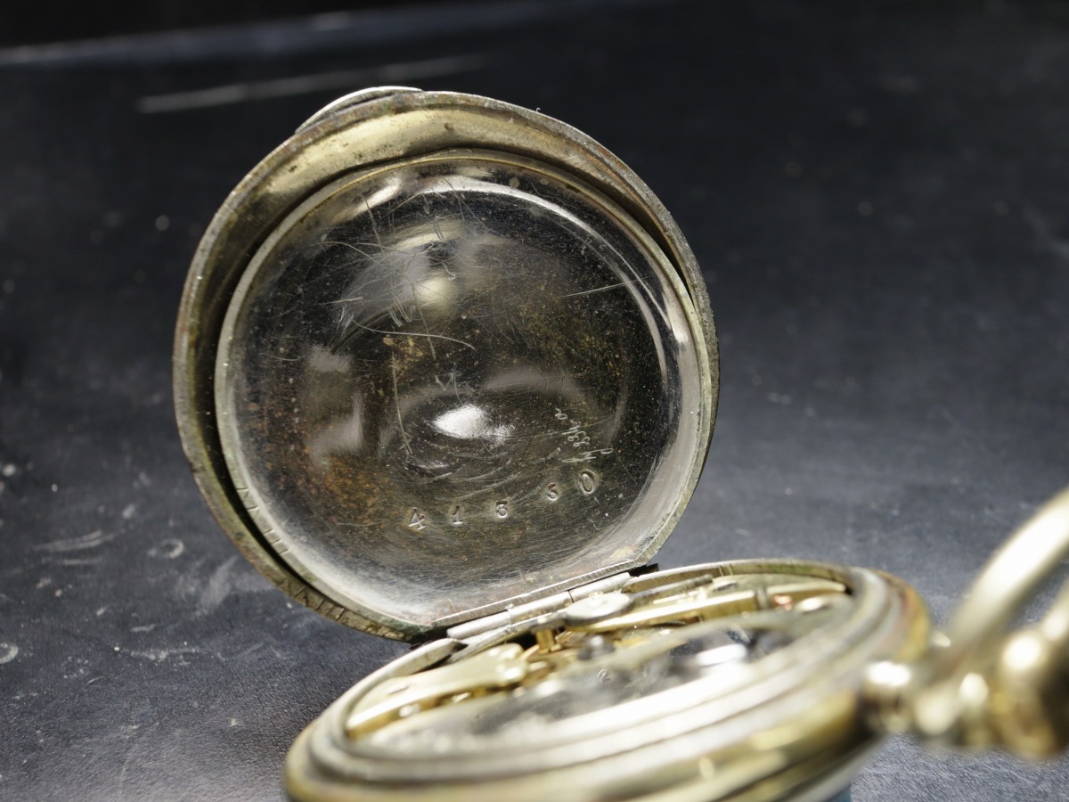 フランス製 100年以上昔の時計 Japy Freres 手巻き懐中時計 1900年前後の画像7