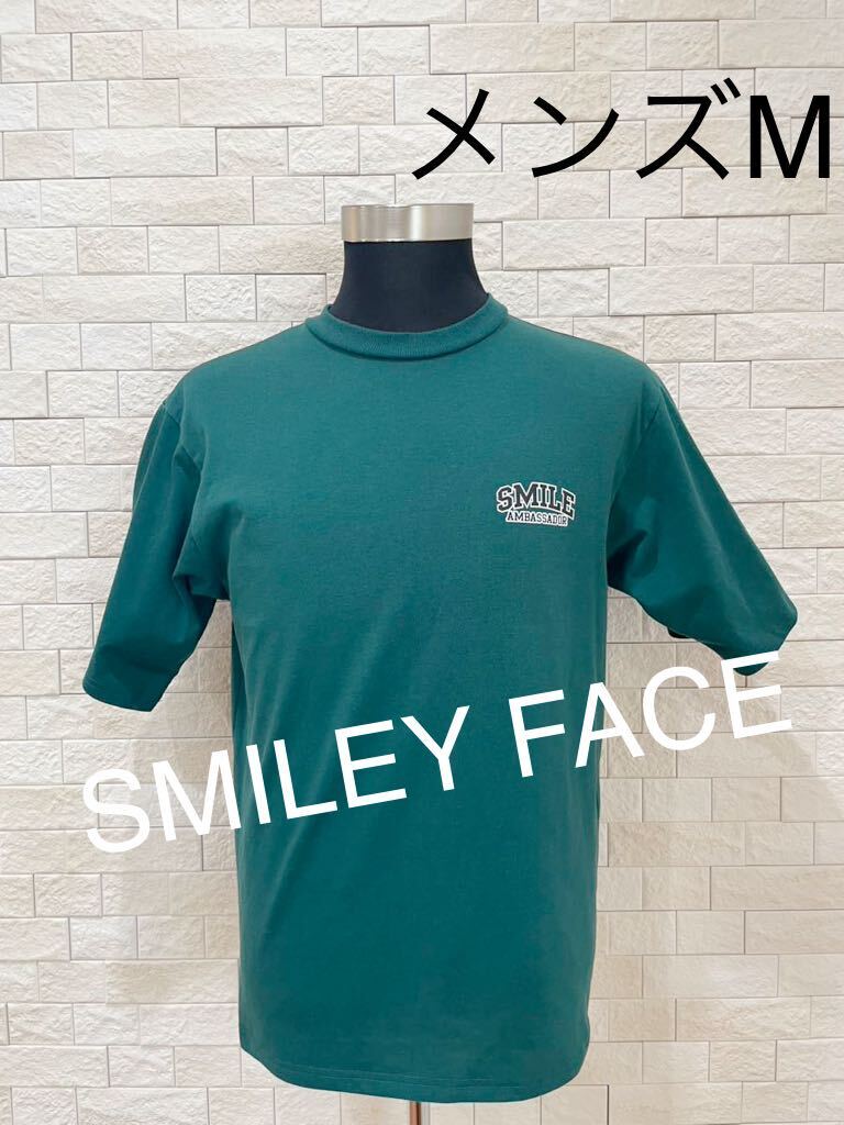 SMILEY FACE スマイリー メンズTシャツ 半袖 Tシャツ サイズM 送料無料　即決_画像1