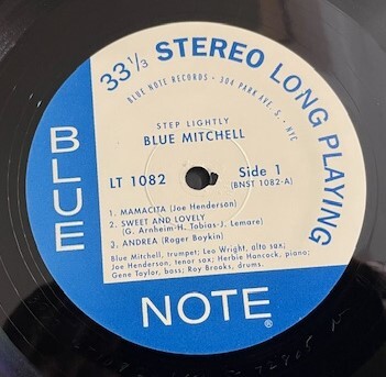 Blue Mitchell/Step Lightly★ブルー・ミッチェル Blue Note LT-1082 US盤再発 中古アナログレコードの画像3
