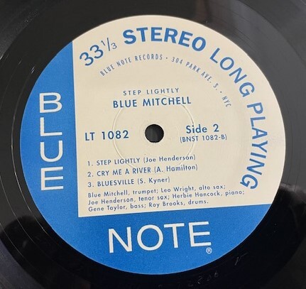 Blue Mitchell/Step Lightly★ブルー・ミッチェル Blue Note LT-1082 US盤再発 中古アナログレコードの画像4