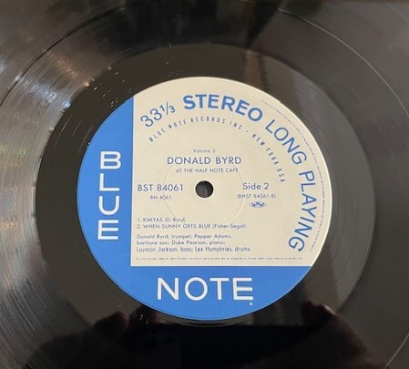 Donald Byrd At The Half Note Cafe Vol. 2★ドナルド・バード Blue Note BN4061 東芝 日本盤 中古アナログレコード_画像5