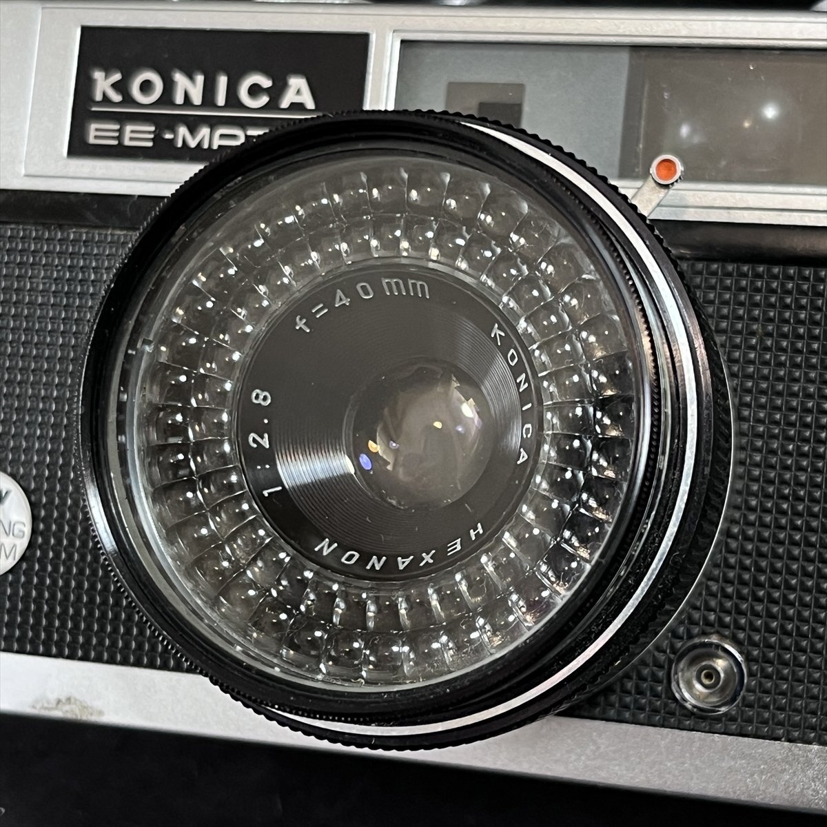 ◆ KONICA コニカ EE MATIC DELUXE レンズ HEXANON 1：2.8 F＝40㎜ カメラケースと元箱付 ◆の画像8
