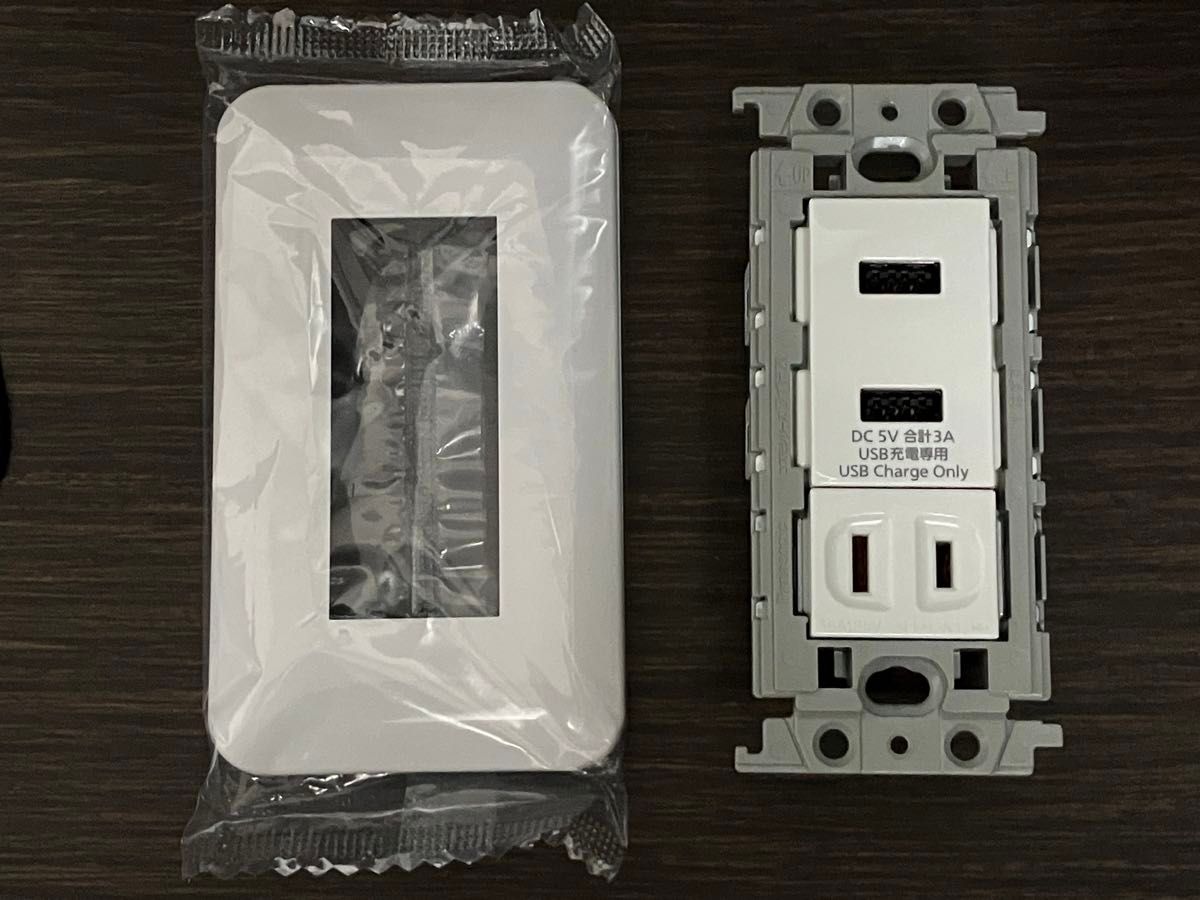 WTF14764W 埋込 充電用 コンセント 2ポート USB DC5V 3A Panasonic パナソニック WN1476SW