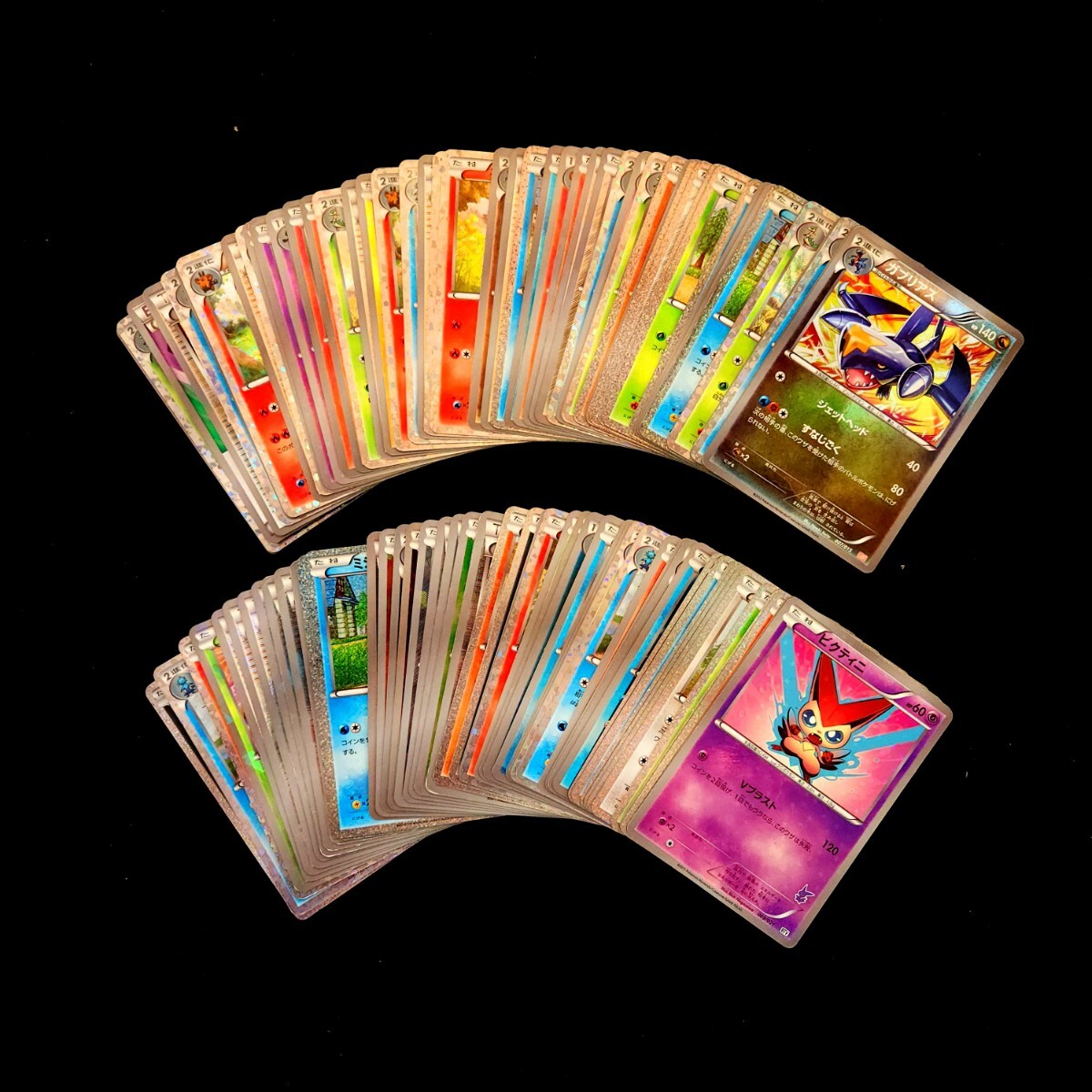 【ポケモンカード】 まとめ売り 旧カード XY BW キラ ミラー 約100枚 Pokemon card Japanese 大量 1_画像1