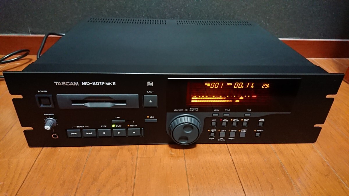 TASCAM MD-801P MKII 業務用 MDプレイヤー 動作品|Yahoo!フリマ TASCAM MD-801P MKII 業務用 MDプレイヤー 動作品|Yahoo!フリマ