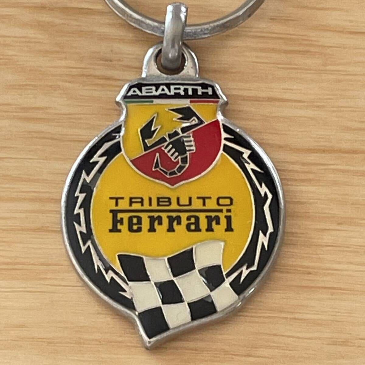  ABARTH 695 TRIBUTO Ferrari 純正 キーホルダー アバルト キーリングの画像4