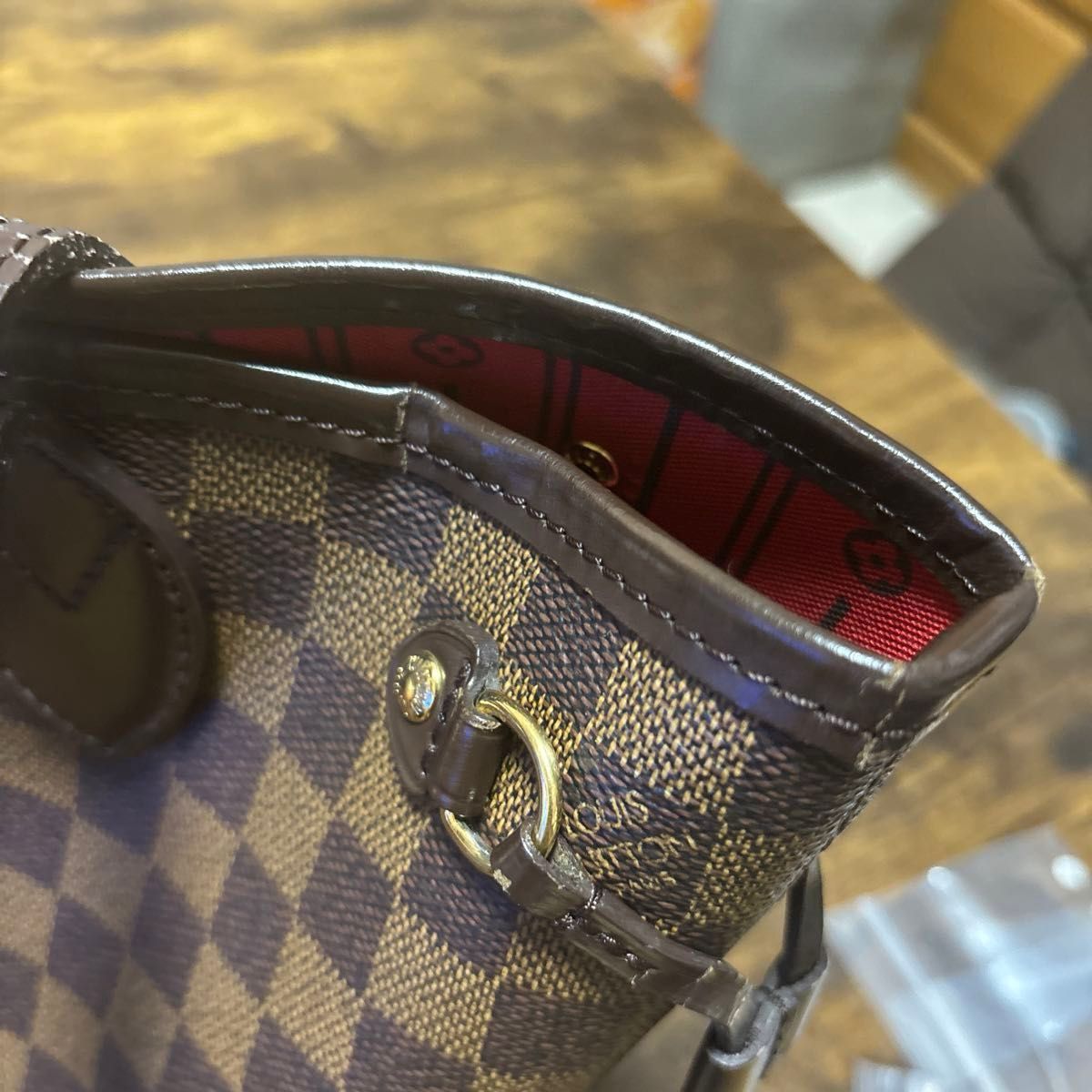 LOUISVUITTON ルイヴィトン ダミエ ネヴァーフルPM トートバッグ