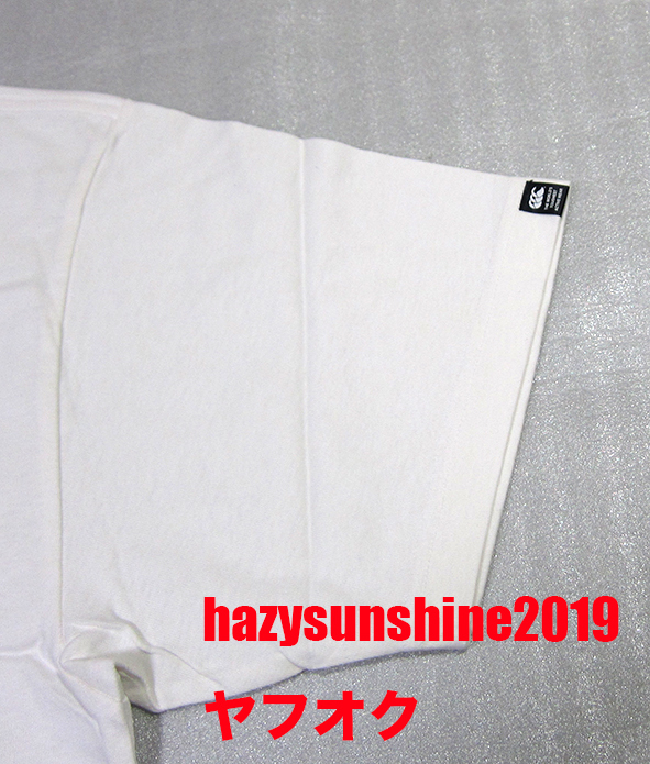 カンタベリー CANTERBURY Tシャツ WHITE 白 半袖 サイズ SIZE XLの画像4