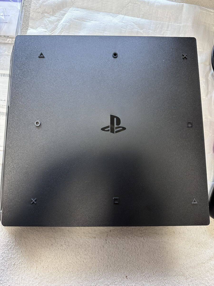 動作品 SONY PS4 Pro CUH-7200B ジェットブラック 1TB コントローラ2個 charge stationつき 即決値下げの画像7