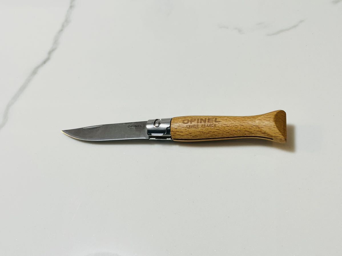 オピネル ウォールナット アウトドア ナイフ 折り畳みナイフ 並行輸入 ステンレス 新品 未使用 送料無料の画像1
