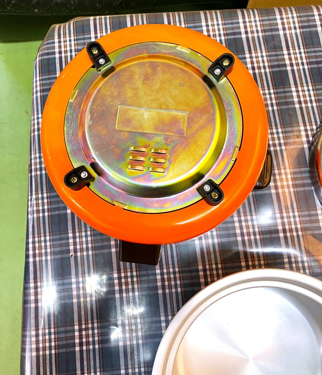 ☆ナショナル 昭和レトロ 電気炊飯器 SR-62 オレンジ色【新品未使用品】委託品の画像5
