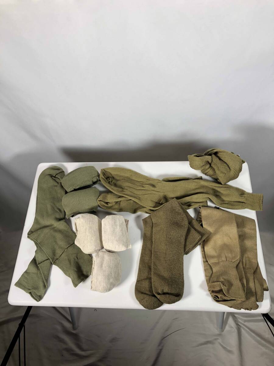 実物 レプリカ 混同品 まとめて出品 アメリカ軍 アメリカ陸軍 1930年代〜40年代 靴下 タオル 下着 中古品 レプリカ 不完全品の画像4