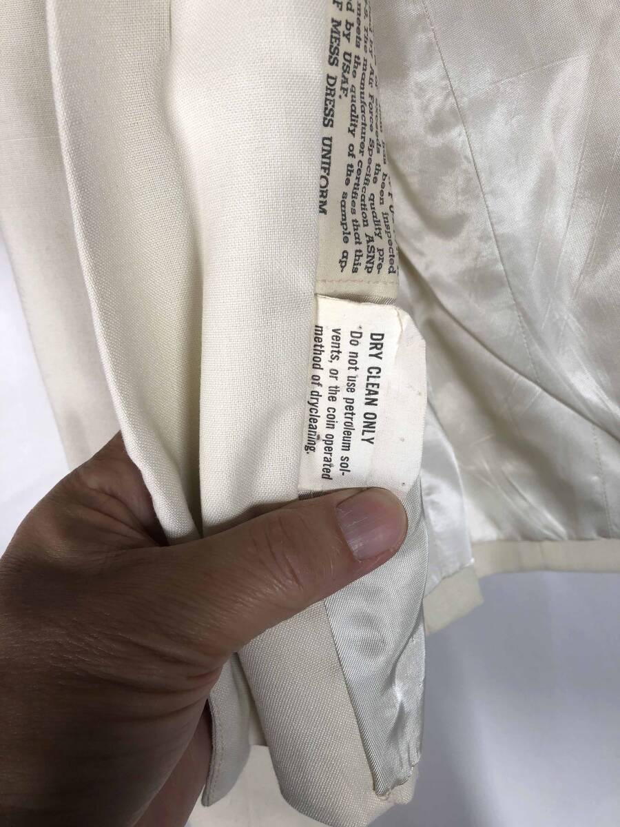 実物　アメリカ軍　アメリカ空軍　女性用　メスドレス　ジャケット　スカート　セット　中古品　放出品　年代不明_画像9