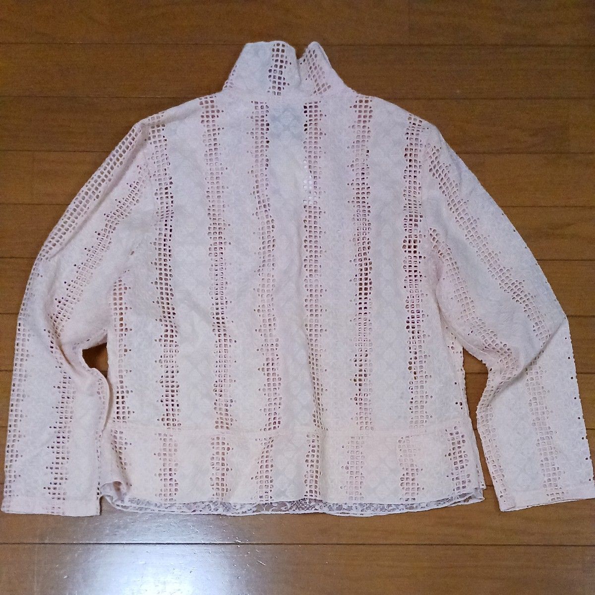 レディースアウター羽織物新品綿100%M~Lサイズ ジャケット 大人可愛 オシャレ コットン 長袖