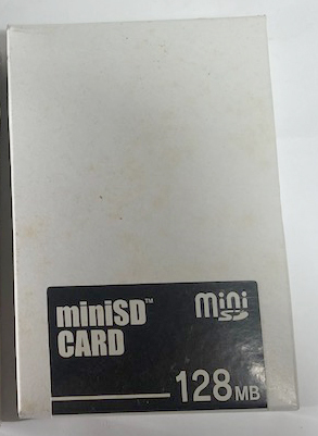  unused goods [miniSD card |128MB|I*O-DATA] Mini letter Y63| click post other 