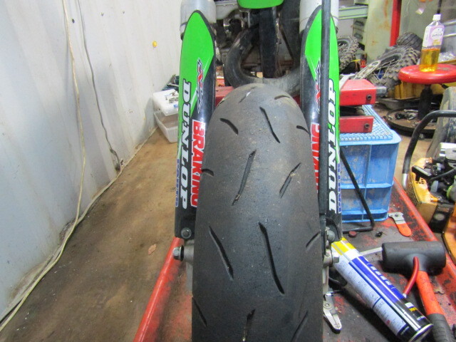 ★KX85 KX80 KX100 KX112 モタードホイール 前後 ポン付けSET★ の画像8