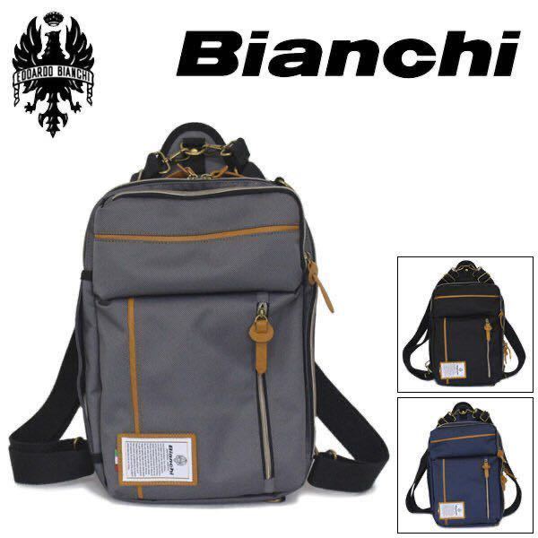 ☆ 最新作 最安値 Bianchi(ビアンキ) NBTC 74 ディバーゼ 4WAY バッグ ボディバッグ ワンショルダーバッグ ショルダーバッグ ブラック ☆