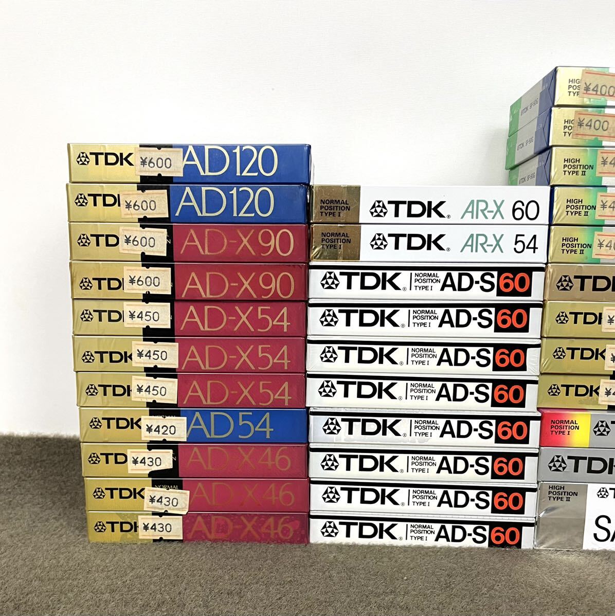 ●希少 未使用 カセットテープ 大量 まとめ TDK メタル ハイポジ ノーマル 56点 SA AD-S AR-X SF EC AD-X METAL HIGH POSITION NORMAL●の画像3
