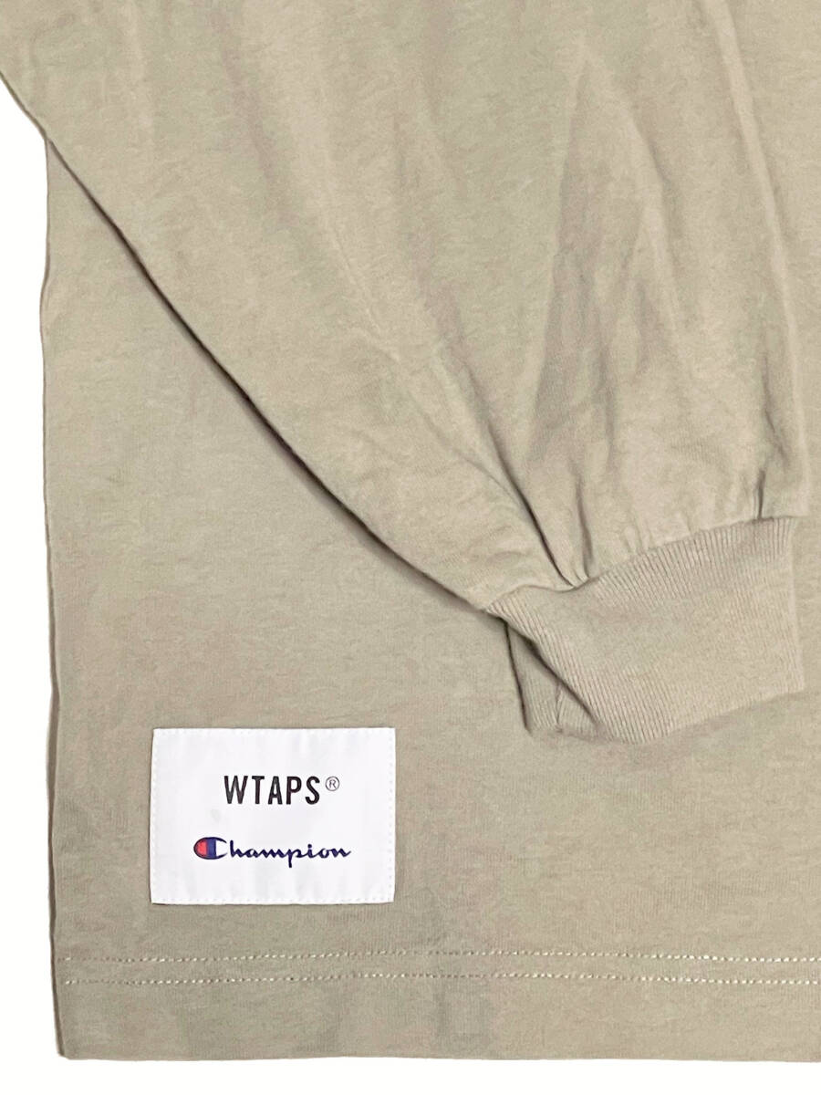 XLサイズ WTAPS (ダブルタップス) ×champion(チャンピオン) C8-U421 21AW ロングスリーブカットソー長袖Ｔシャツ メンズの画像2