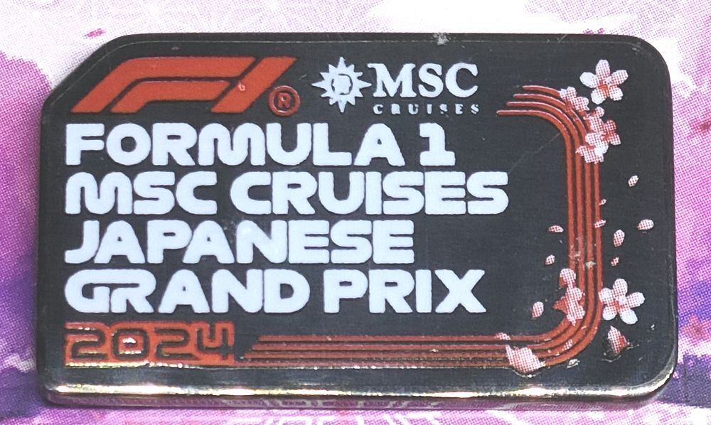 ピンズ F1 MSCクルーズ 日本グランプリ 2024 鈴鹿サーキット FORMULA 1 MSC CRUISE JAPANESE GRANDPRIX ピンバッジ ピンバッチ SUZUKAの画像2