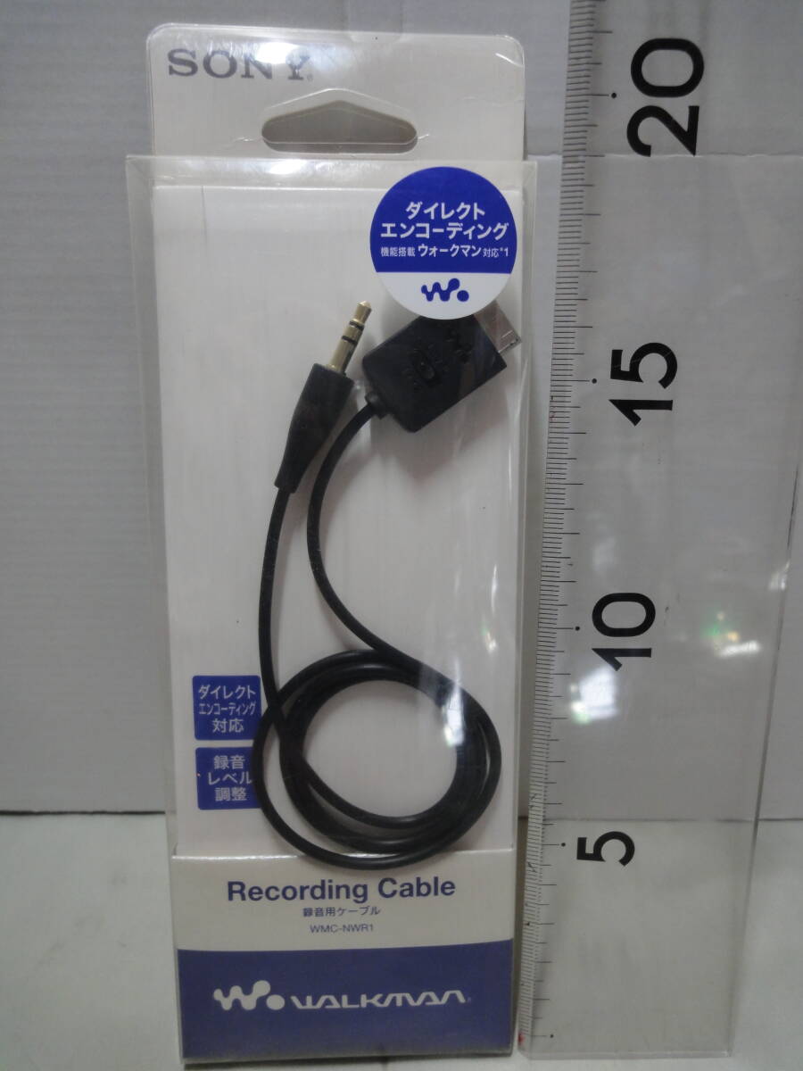 【SONY WALKMAN Recording Cable WNC-NWR1 録音用ケーブル】未使用品_画像1