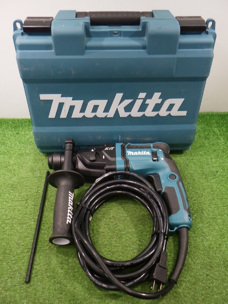 コンクリートの穴あけに★マキタ 18mm ハンマドリル HR1841F コード式 ケース付 電動工具 makita 中古品 231009_画像1