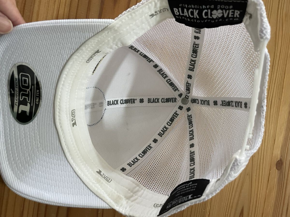BLACK CROVER メッシュキャップ 白 ホワイト ブラッククローバー 帽子 CAP ゴルフキャップ GOLF ゴルフウェア CAP 110_画像4
