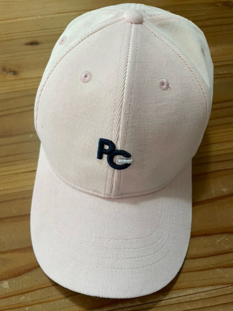 PEARLYGATES ゴルフキャップ ピンク パーリーゲイツ 美品 帽子 CAP GOLF ゴルフウェア PG _画像1