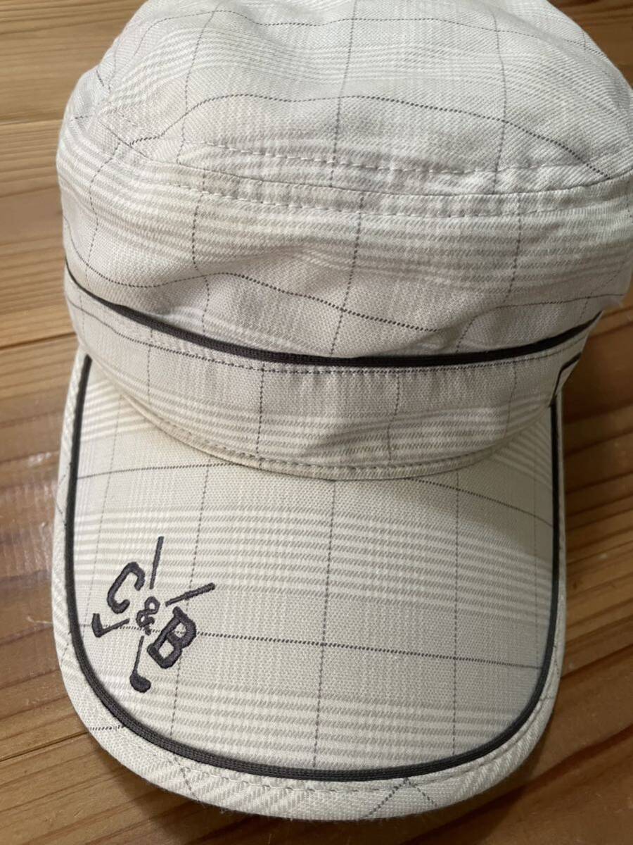 送料込み！CUTTER&BUCK チェック ワークキャップ カッターアンドバック GOLF ゴルフウェア 帽子 ゴルフキャップ CAP