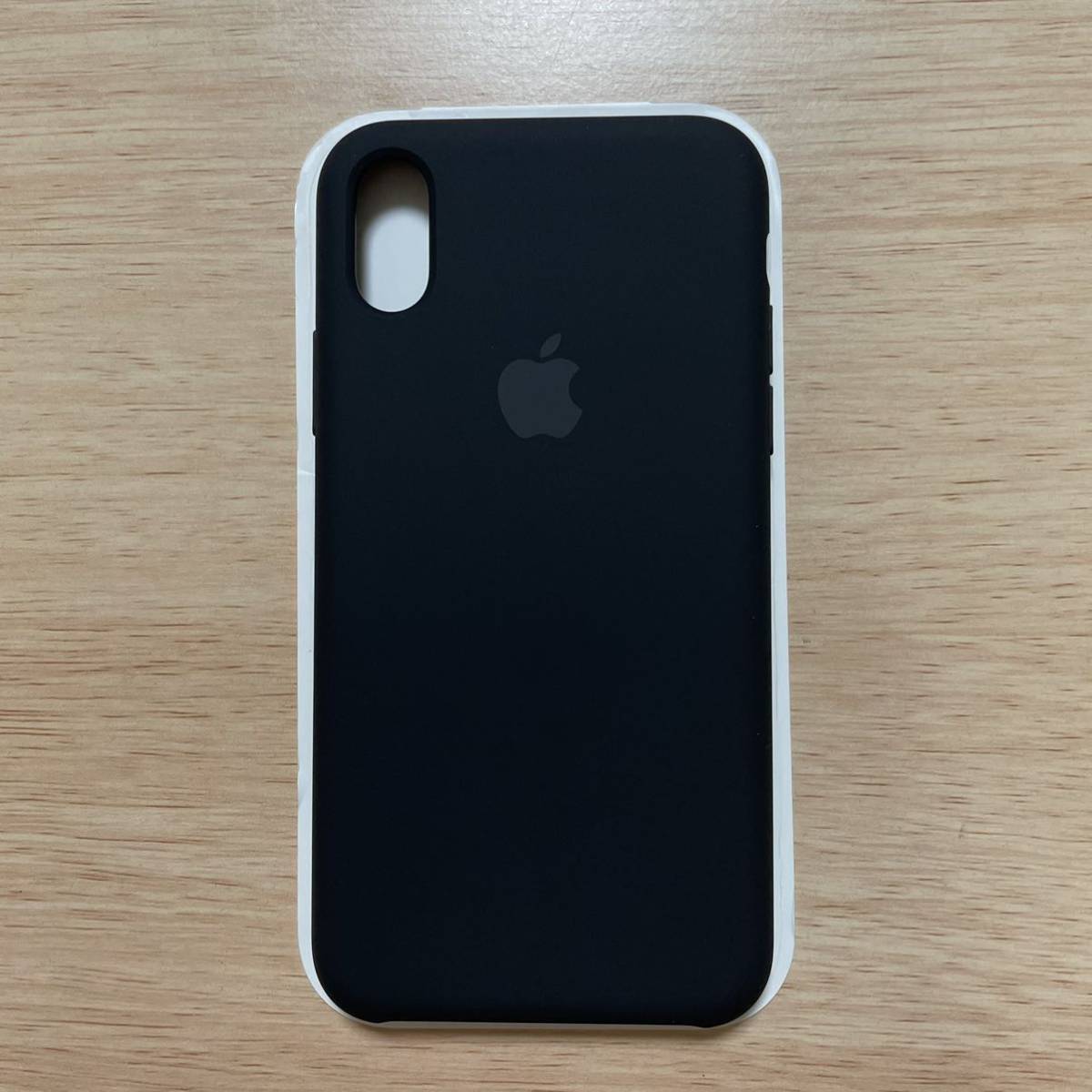 ★新品★Apple アップル 純正 iPhone X / XS シリコンケース・ブラック  56B 19の画像3