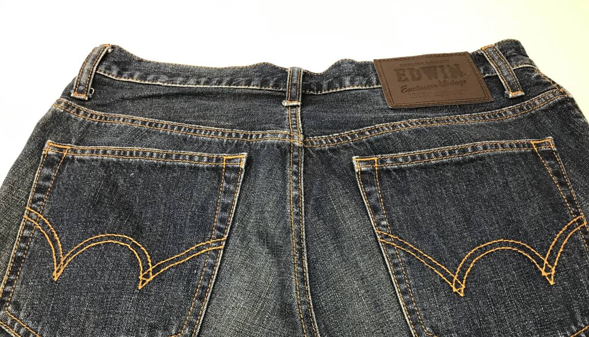 EDWIN Exclusive Vintage エドウィン エクスクルーシブヴィンテージ ボトムス デニムパンツ メンズ サイズ30 ブルー[SB-0357]_画像4