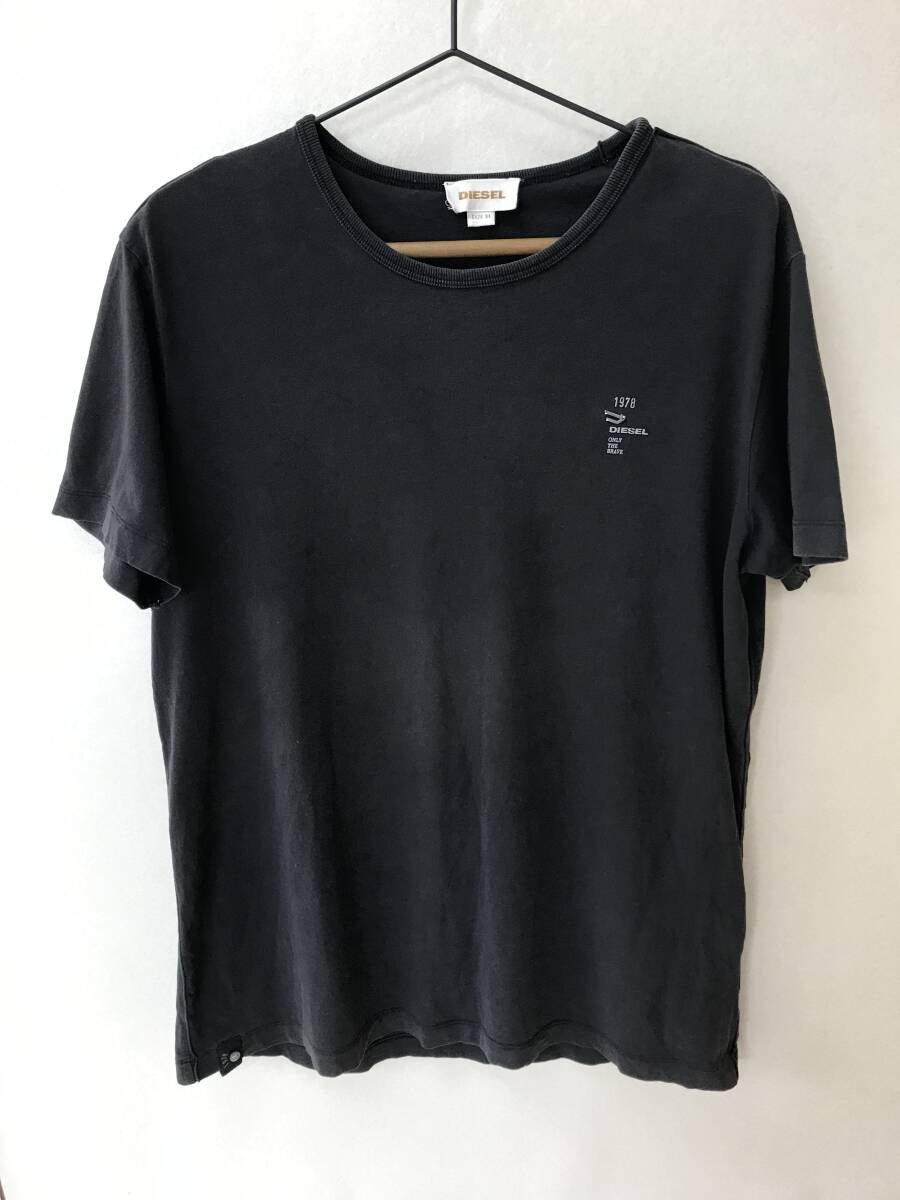 DIESEL ディーゼル トップス 半袖Tシャツ メンズ XLサイズ ブラック[ST-0885]_画像1