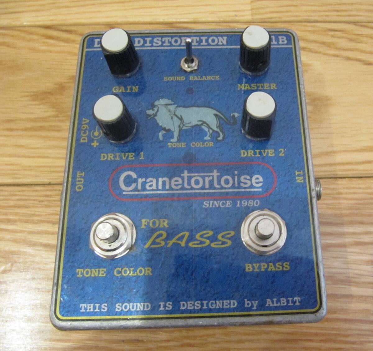 エフェクター ALBIT Cranetortoise DD-1 Dual Distortion ディストーション ジャンクの画像1