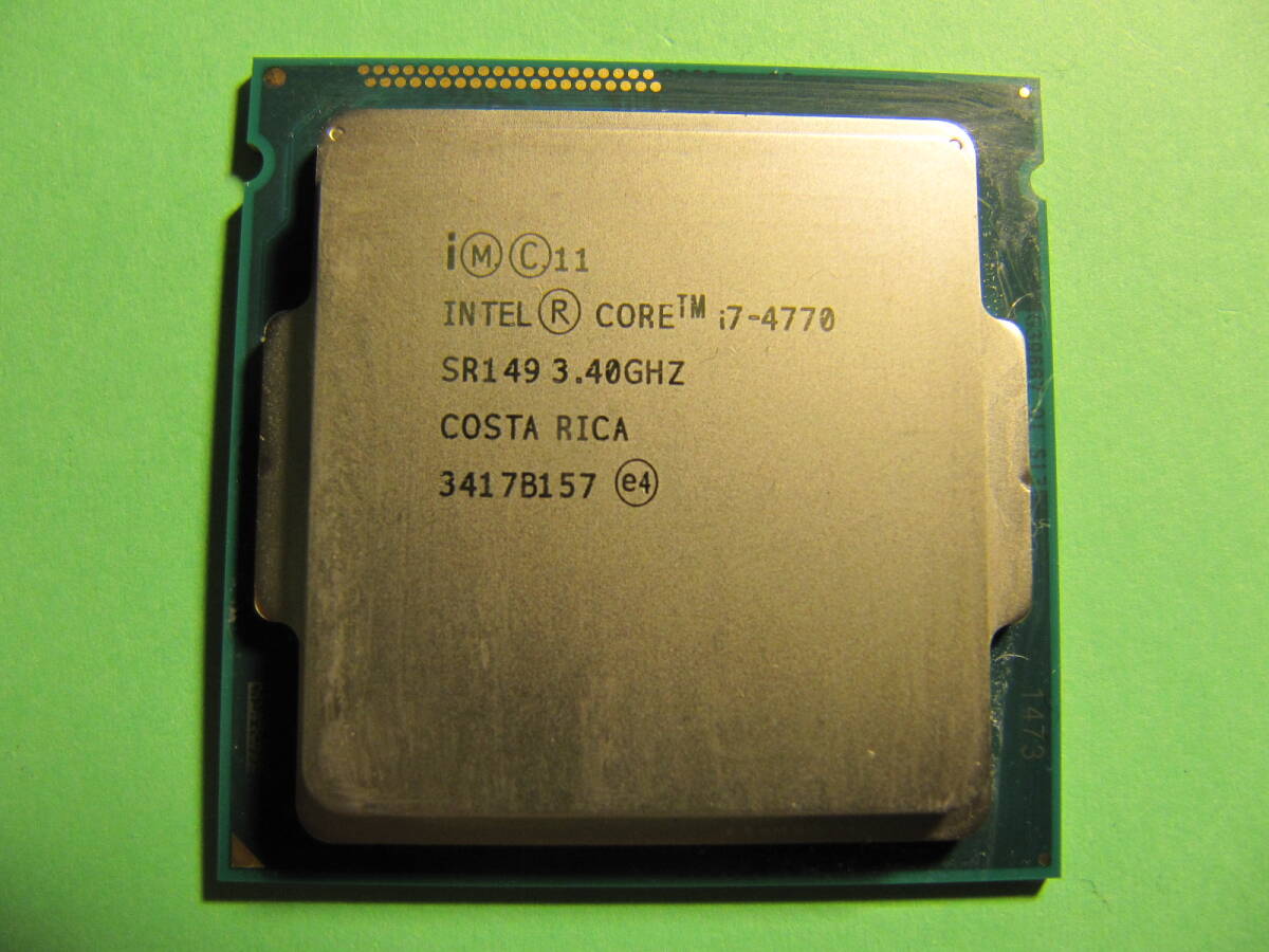 Intel/インテル INTEL CORE　i7-4770 CPU SR149/3.40GHZ　4枚まとめて！　ジャンク_画像6