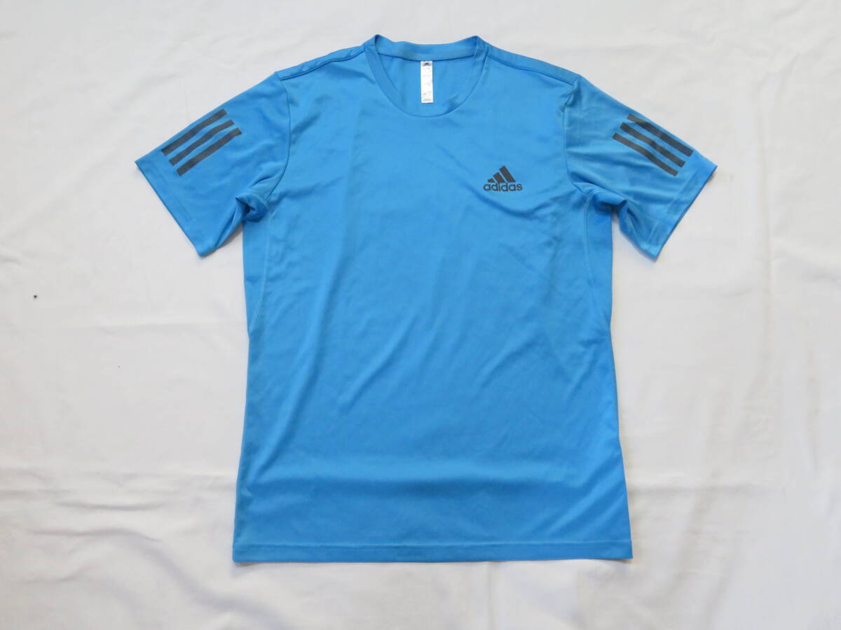 ☆USED美品☆　adidasアディダス　〈テニス〉AEROREADY　半袖Tシャツ（L）_画像1