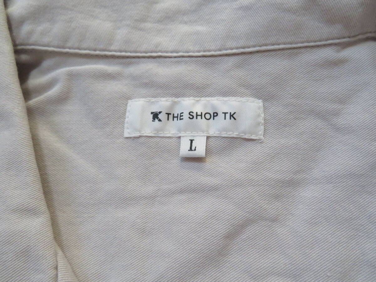 *USED beautiful goods * THE SHOP TK short sleeves shirt (L)