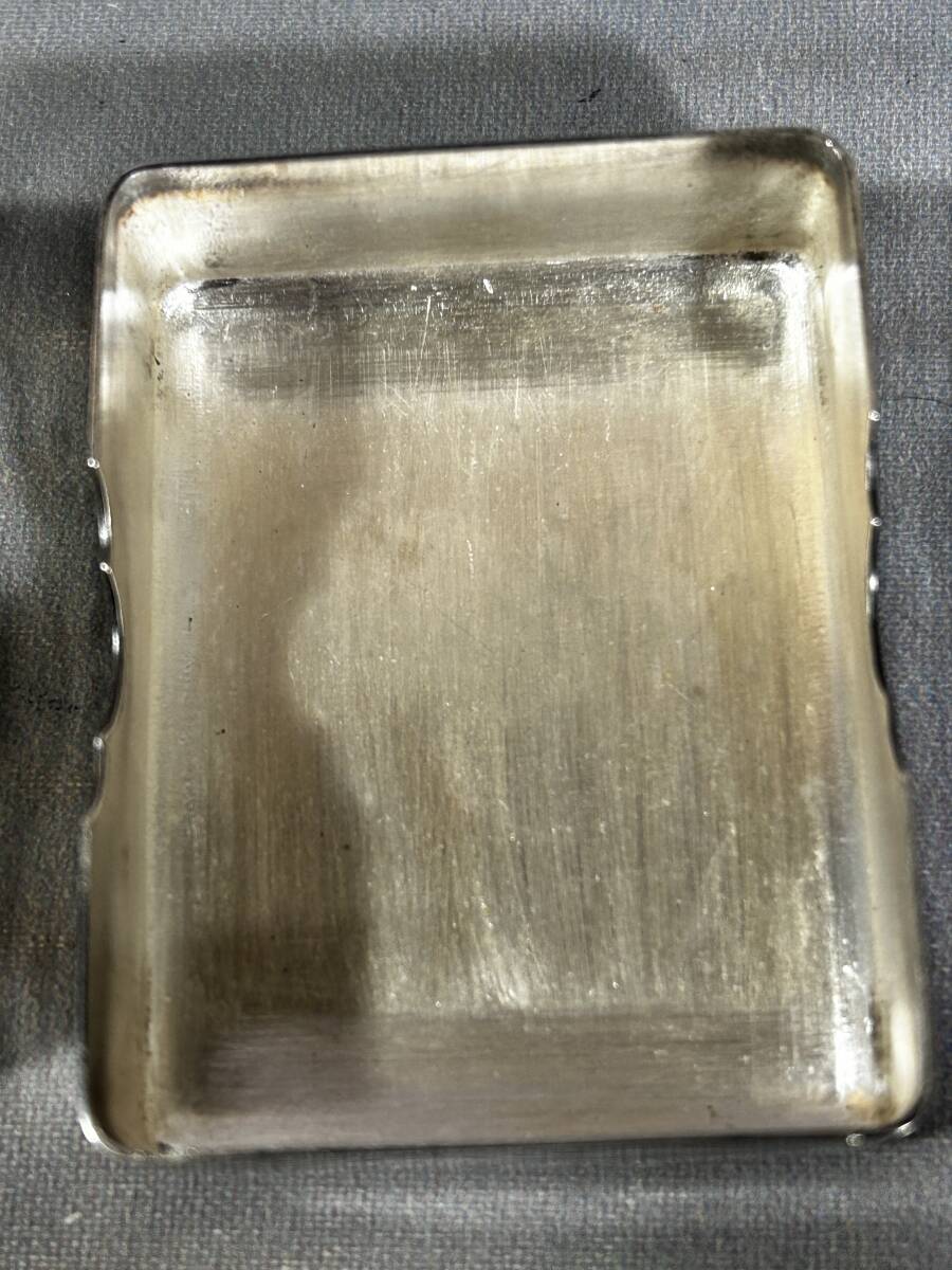 皇室菊御紋 御下賜品 純銀製 ボンボニエール 小箱 47.6g 擦れ くすみ有り 箱は無し 状態そんなに悪くない 