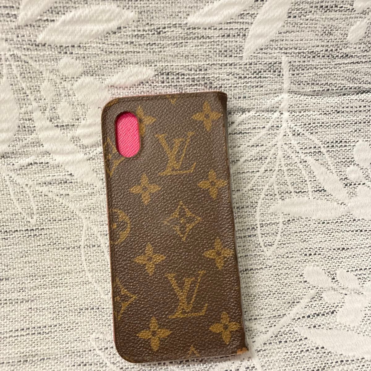 LOUIS VUITTON ルイヴィトン モノグラム フォリオ スマホケース iPhoneケース XS レディース ブランド 人気