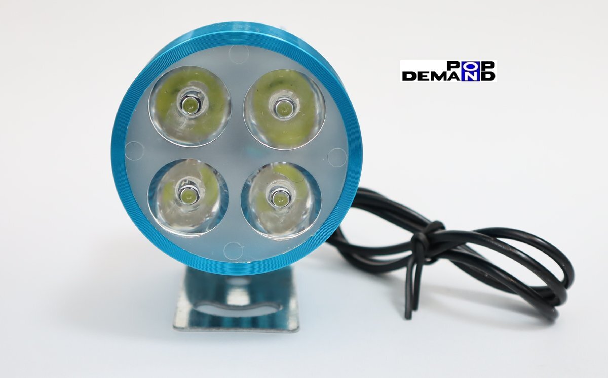 ◇送料220円◇汎用 青 4連 LED フォグランプ 車外灯 1291スーパーアドベンチャーR スーパーデュークR_画像2