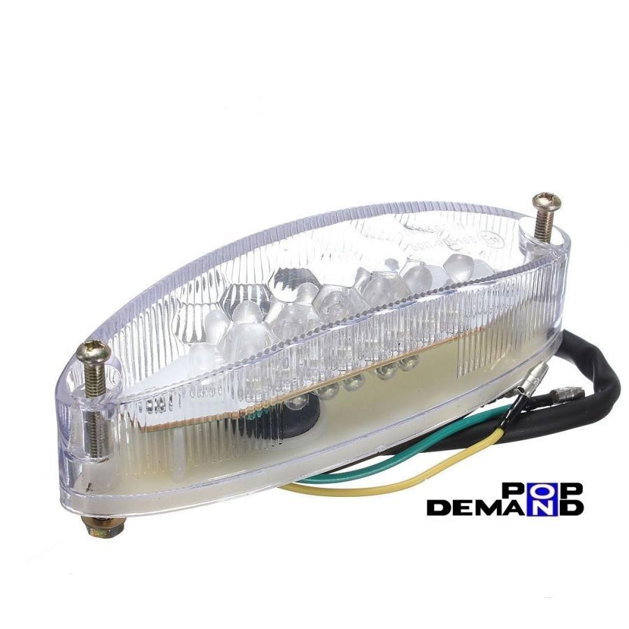 ◇送料220円◇訳有り 汎用 クリア LED テールランプ E11 12V 防水 RF400R RF400RV RG400ガンマ RG500ガンマ Γ γ_画像3