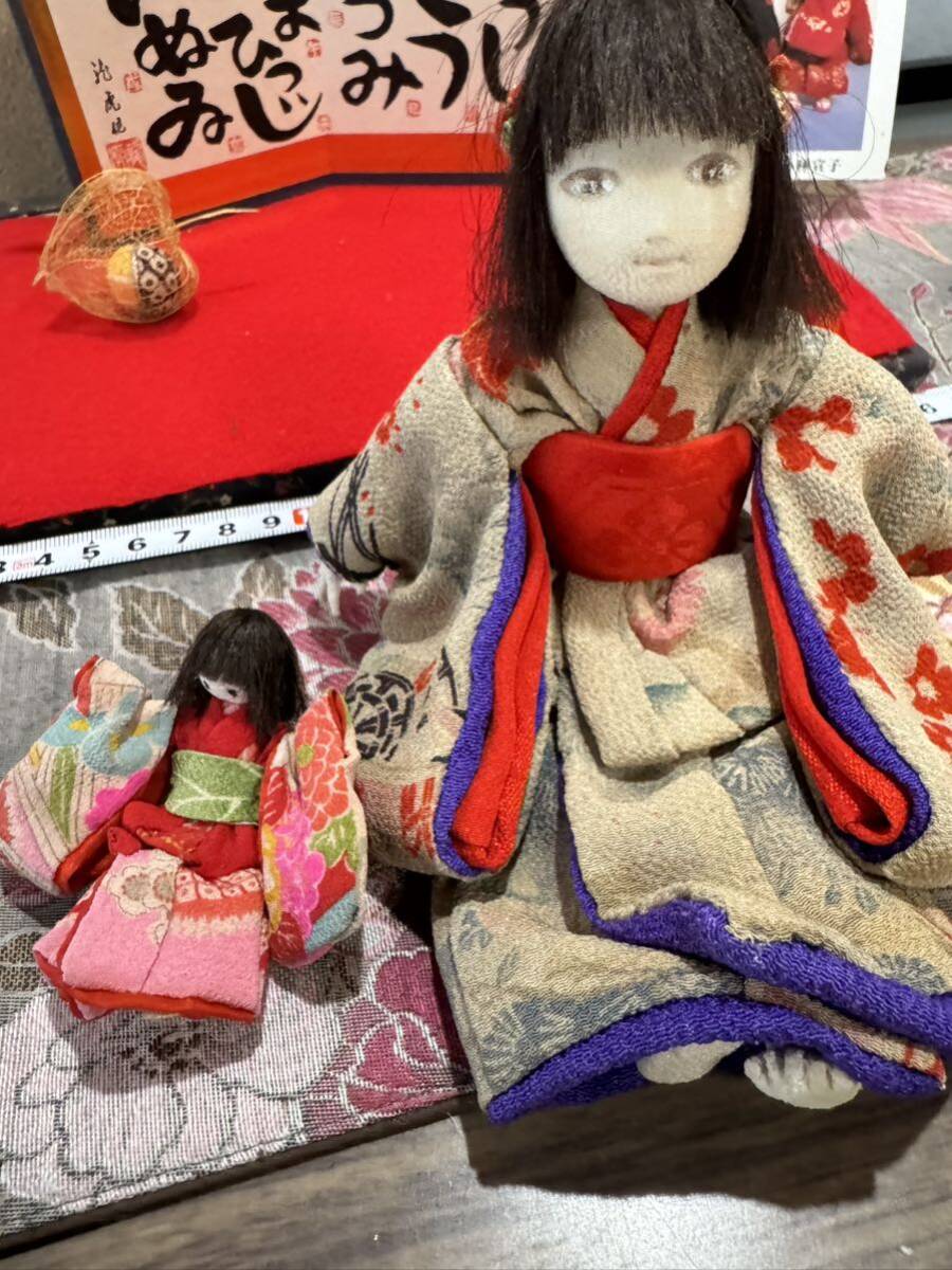 人形　アンティーク 人形作家小林宣子　古布創作人形