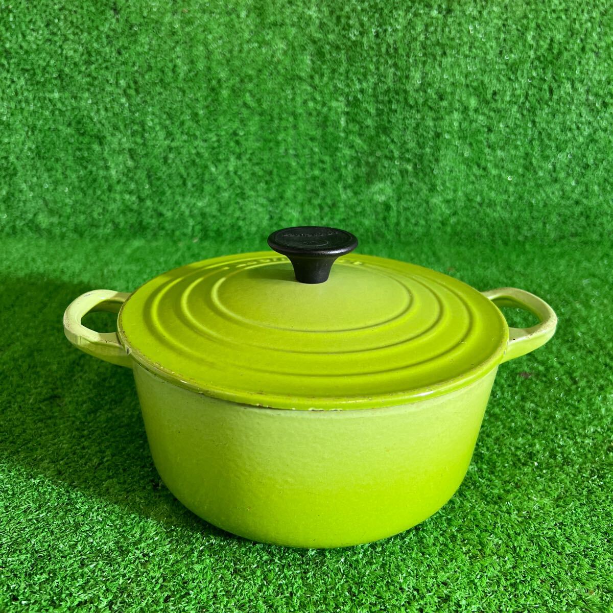 LE CREUSET/ルクルーゼ 両手鍋 ホーロー鍋 18cmの画像4