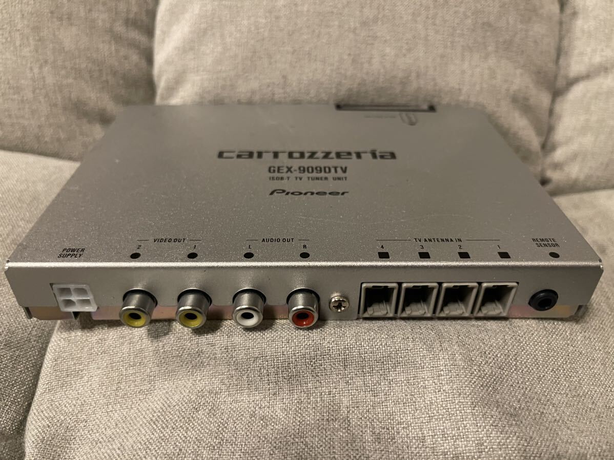 GEX-909DTV terrestrial digital broadcasting tuner Carozzeria digital broadcasting carrozzeria immediately possible to use set 