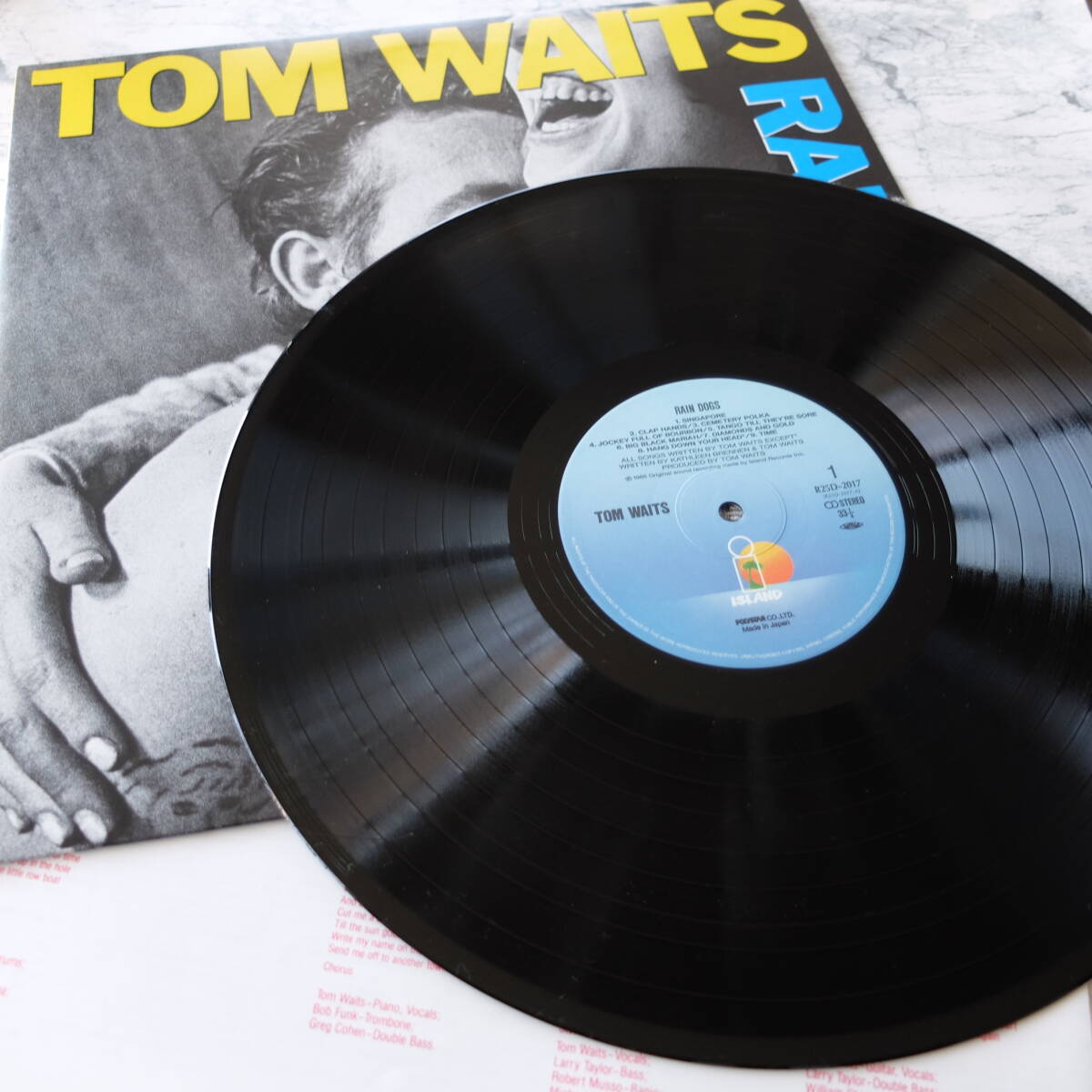 （pa-283）【LP レコード】TOM WAITS / RAIN DOGS　トムウェイツ　レイン・ドッグ　帯付き_画像4