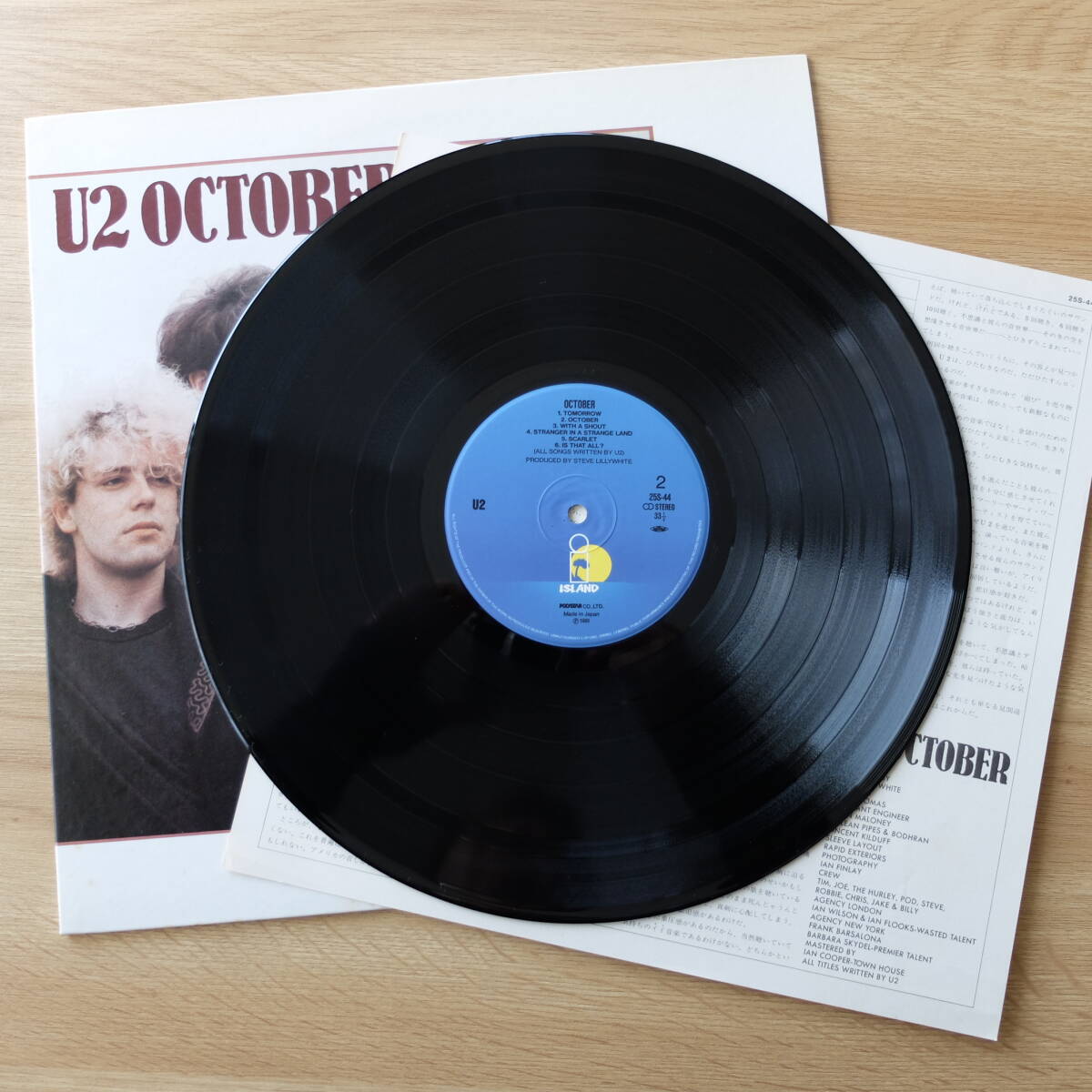 （pa-292）【LP レコード】U2 OCTOBER_画像5